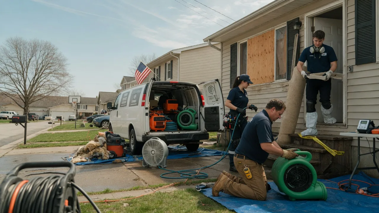 Water Damage Restoration in Mazon, IL near me